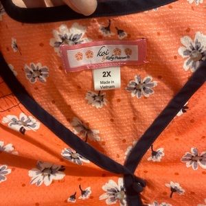 Koi Scrub top
